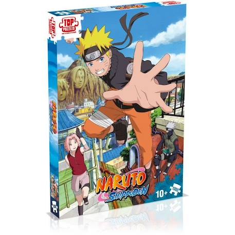 Puzzle Naruto Shippuden Retour à Konoha 1000 pièces - Winning Moves - Dessins animés et BD - Adulte - Bleu BLEU 4 - vertbaudet enfant 