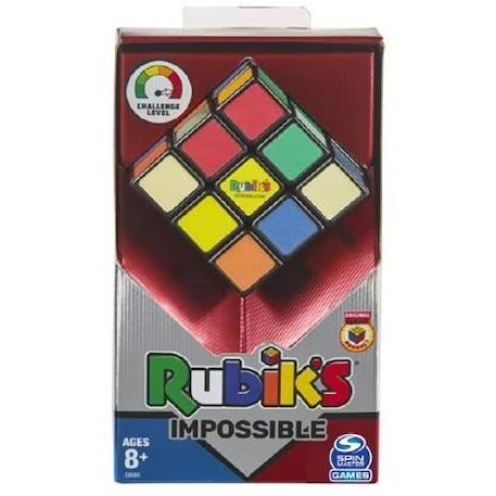 Rubik's Cube 3x3 Impossible - Rubik's - 6063974 - Facettes lenticulaires - Multicolore JAUNE 2 - vertbaudet enfant 