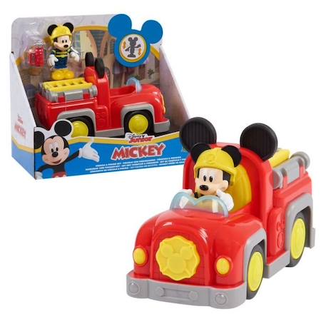 Jouet pour enfants - Gp Toys France-Mickey - MCC063 - Véhicule Pompier avec figurine articulée et accessoire ROUGE 1 - vertbaudet enfant 