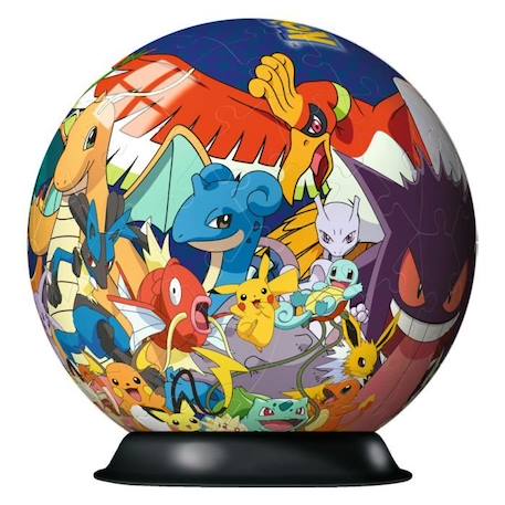 Puzzle 3D Ball Pokémon 72 pièces - Ravensburger - Puzzle enfant 3D sans colle - Dès 6 ans JAUNE 3 - vertbaudet enfant 