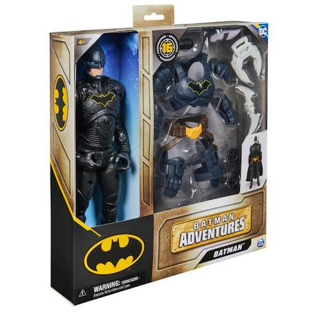 Figurine articulée Batman 30 cm avec 16 accessoires - BATMAN - Batman Adventures - Mixte - A partir de 4 ans BLANC 6 - vertbaudet enfant 