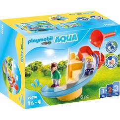 Toboggan aquatique PLAYMOBIL 1.2.3 - Modèle 70270 - Pour enfants de 18 mois et plus - Multicolore  - vertbaudet enfant