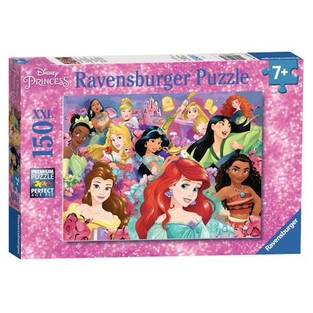 Puzzle Disney Princesses 150 pièces XXL Ravensburger - Les rêves deviennent réalité - Enfant 7 ans et plus ROSE 2 - vertbaudet enfant 