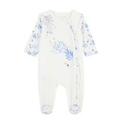 Pyjama bébé en velours ouverture zippée Luna  - vertbaudet enfant