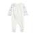Pyjama bébé en velours ouverture zippée Luna BLANC 4 - vertbaudet enfant 
