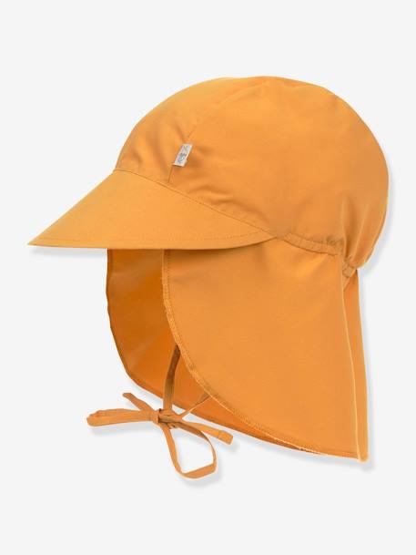 Casquette protège nuque anti-UV LÄSSIG blanc+ocre+rose 4 - vertbaudet enfant 
