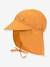 Casquette protège nuque anti-UV LÄSSIG blanc+ocre+rose 4 - vertbaudet enfant 