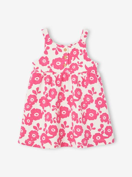 Robe bébé sans manches fuchsia 1 - vertbaudet enfant 
