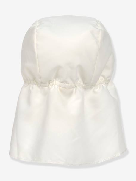 Casquette protège nuque anti-UV LÄSSIG blanc+rose 3 - vertbaudet enfant 