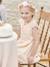 Robe cérémonie fille effet 2 en 1 haut en macramé ivoire+rose nude 11 - vertbaudet enfant 