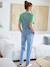 Salopette en jean coupe mom grossesse et allaitement double stone 2 - vertbaudet enfant 