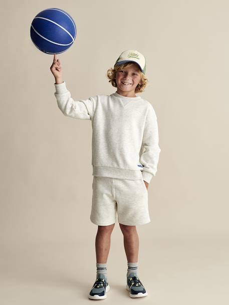 Ensemble sport sweat et short garçon  - vertbaudet enfant