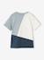T-shirt garçon colorblock sport manches courtes vert d'eau 2 - vertbaudet enfant 