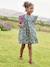 Robe fille imprimée fille manches à volants blanc imprimé+rose pâle+vert émeraude+vert sapin 14 - vertbaudet enfant 