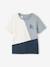 T-shirt garçon colorblock sport manches courtes vert d'eau 1 - vertbaudet enfant 