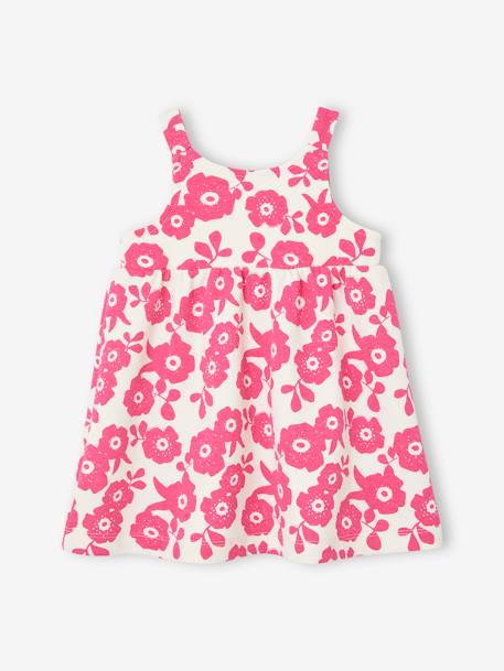 Robe bébé sans manches écru+fuchsia+rose clair imprimé 5 - vertbaudet enfant 