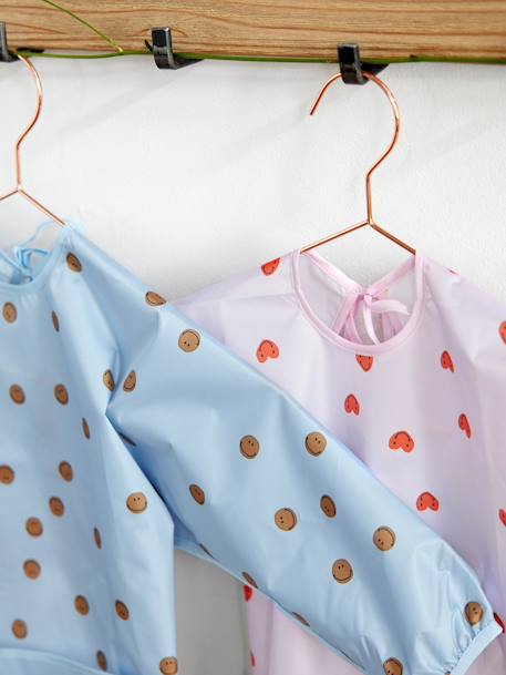 Lot de 2 bavoirs manches longues LÄSSIG bleu glacier+blush+Happy Rascals Cœur+Happy Rascals Smile+lilas+Little Forest lapin - Rose + b+Little Forest Renard - Vert ol+Little Mateys orange épicée+Little Mateys royal bleu+Tiny Farmer Mouton - Blanc+vert 19 - vertbaudet enfant 