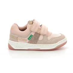 Chaussures-Chaussures fille 23-38-Baskets, tennis-KICKERS Baskets basses Kalido rose