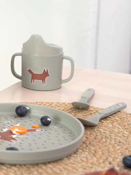 Tasse d'apprentissage LÄSSIG Happy Rascals bleu+Happy Rascals Cœur+Little Forest Renard+rose poudré 11 - vertbaudet enfant 
