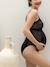 Body grossesse et allaitement Dahlia CACHE-COEUR noir 6 - vertbaudet enfant 