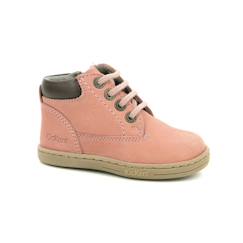 Chaussures-Chaussures fille 23-38-Boots, bottines-KICKERS Bottillons Tackland marine