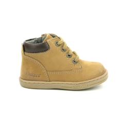 Chaussures-Chaussures fille 23-38-Boots, bottines-KICKERS Bottillons Tackland marron