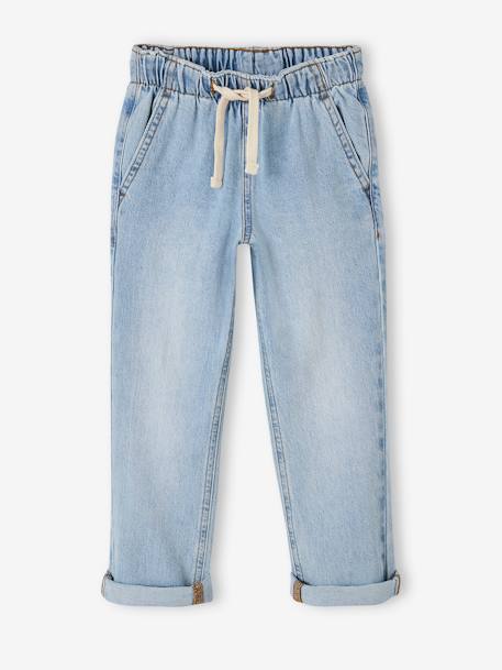 Jean garçon large facile à enfiler denim black+denim bleached+denim brut+gris+stone 10 - vertbaudet enfant 