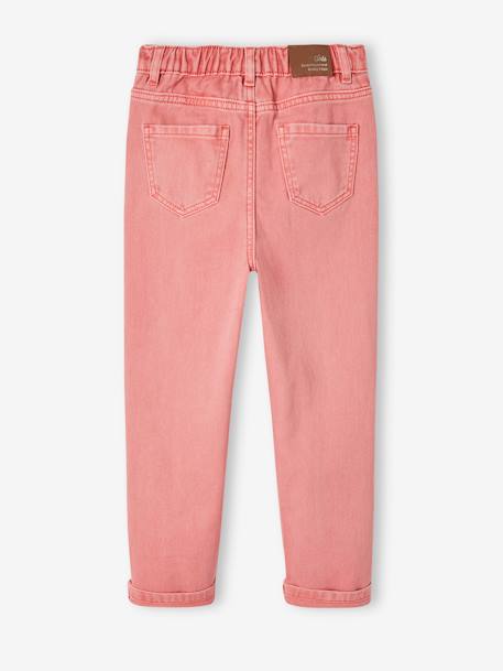 Pantalon Mom Morphologik fille tour de hanches Fin pêche 2 - vertbaudet enfant 