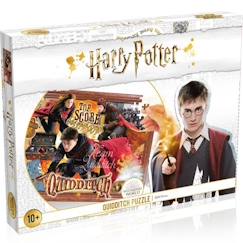 Jouet-Jeux éducatifs-Puzzles-Puzzle Harry Potter Quidditch 1000 pièces - Nouvelle Edition - Winning Moves - Cinéma et publicité - Mixte