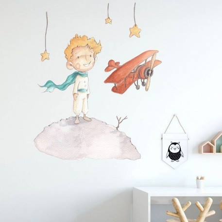 Sticker mural décoratif  'Little prince' MULTICOLORE 1 - vertbaudet enfant 