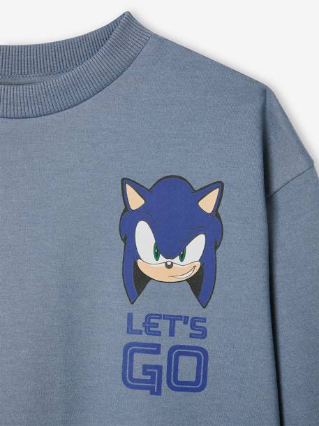 Sweat garçon Sonic® the Hedgehog bleu grisé 3 - vertbaudet enfant 