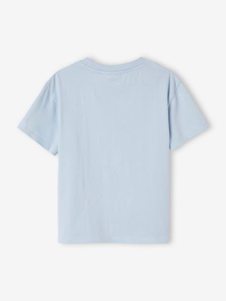 Tee-shirt fille Disney Reine des Neiges bleu ciel 2 - vertbaudet enfant 