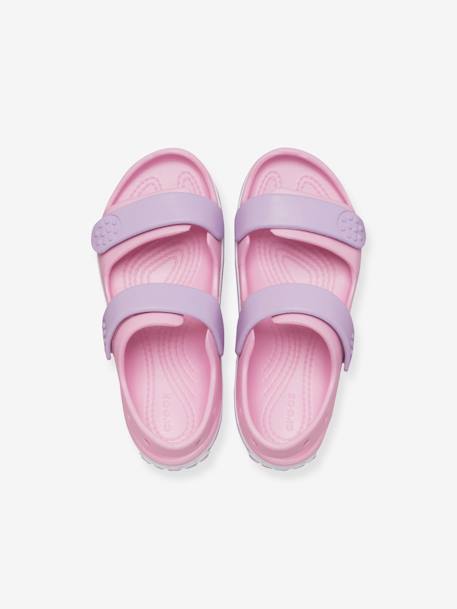 Sabots enfant 209423 Crocband Cruiser Sandal (TM) bleu ciel+marine+rose pâle 20 - vertbaudet enfant 