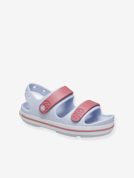 Sabots enfant 209423 Crocband Cruiser Sandal (TM) bleu ciel+marine+rose pâle 1 - vertbaudet enfant 