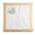 Grand tapis 100x100 cm en coton blanc BLANC 1 - vertbaudet enfant 