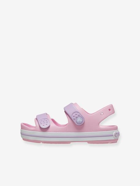 Sabots enfant 209423 Crocband Cruiser Sandal (TM) bleu ciel+marine+rose pâle 18 - vertbaudet enfant 