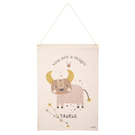 LITTLE TAURUS déco murale enfant zodiaque signe taureau BEIGE 1 - vertbaudet enfant 