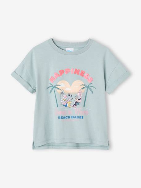 Tee-shirt fille Disney Daisy & Minnie® bleu grisé 1 - vertbaudet enfant 