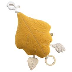 Jouet-Premier âge-Doudous et jouets en tissu-Jouet d'activités en gaze de coton jaune foncé
