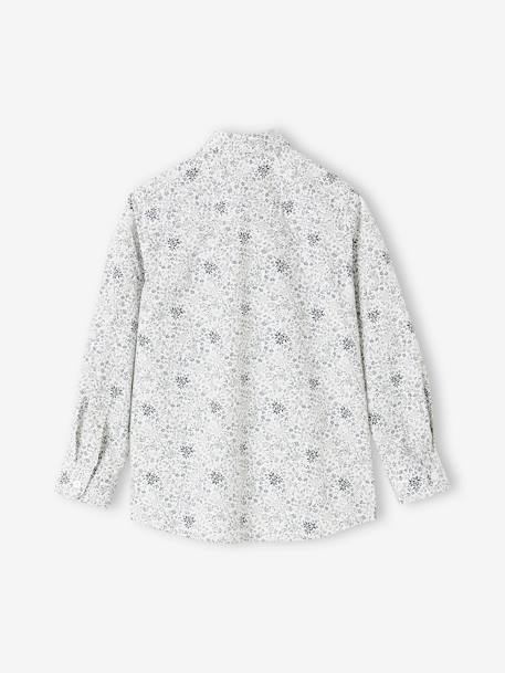 Chemise à fleurs et son noeud papillon garçon vert imprimé 4 - vertbaudet enfant 