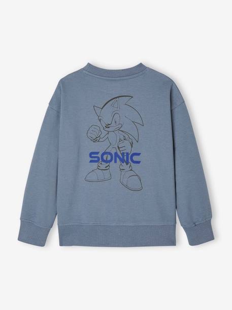 Sweat garçon Sonic® the Hedgehog bleu grisé 2 - vertbaudet enfant 