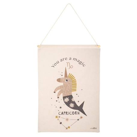 LITTLE CAPRICORN déco murale enfant zodiaque signe capricorne BEIGE 1 - vertbaudet enfant 