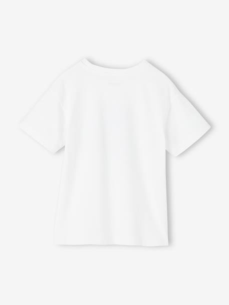 Tee-shirt motif astronaute garçon écru 2 - vertbaudet enfant 