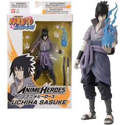 Figurine Anime Heroes 17 cm - Sasuke Uchiwa - BANDAI Naruto Shippuden  - vertbaudet enfant