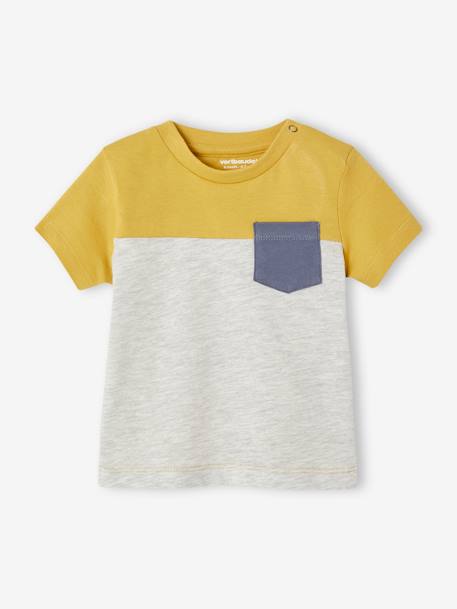 T-shirt colorblock bébé manches courtes  - vertbaudet enfant