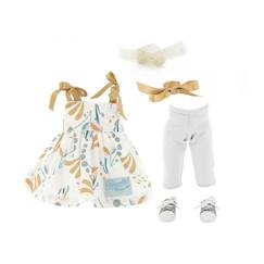 Jouet-Poupons et poupées-Poupons et accessoires-Habillage pour poupée 34 cm - Petitcollin - Roxane - Blanc - Mixte - A partir de 3 ans