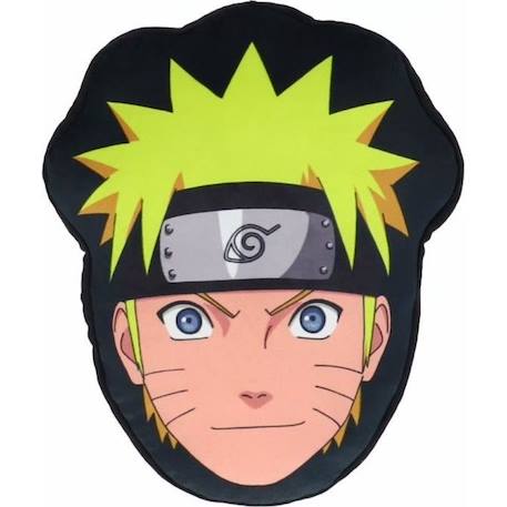 NARUTO SHIPPUDEN - Coussin 3D Naruto - 100% Polyester - Noir NOIR 1 - vertbaudet enfant 