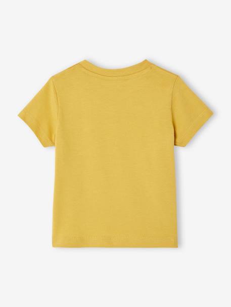 T-shirt colorblock bébé manches courtes jaune+vert grisé 3 - vertbaudet enfant 