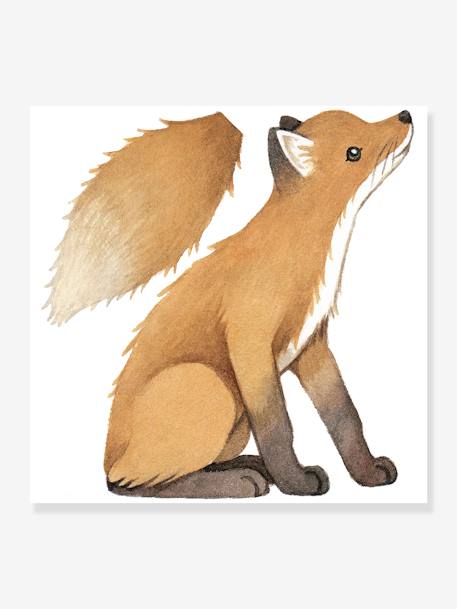 Stickers Le Renard LILIPINSO marron 2 - vertbaudet enfant 