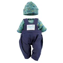 Jouet-Poupons et poupées-Poupons et accessoires-Habillage pour poupée 28 cm - Petitcollin - Gabriel - Mixte - Bleu - A partir de 18 mois